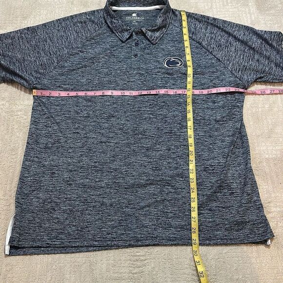Colosseum Navy Penn State Nittany Lions Polo Men’s Size XL - Picture 5 of 7